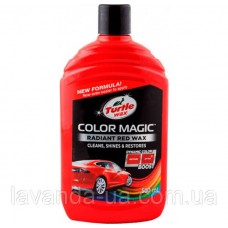 Поліроль кольоро збагачений EXTRA FILL Turtle Wax ЧЕРВОНИЙ Color Magic 500мл