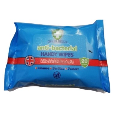 Салфетки для рук Green&Shield антибактериальные 20шт.