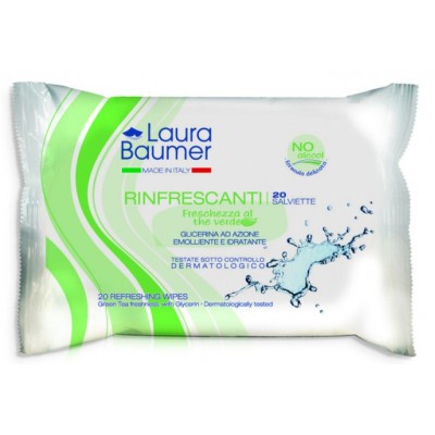 СЕРВЕТКИ ВОЛОГІ 00724 ОСВІЖАЮЧІ LAURA BAUMER 20 шт.