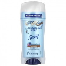 Дезодорант Secret Coconut 68 г – женский сток без алюминия, 48 часов защиты от запаха