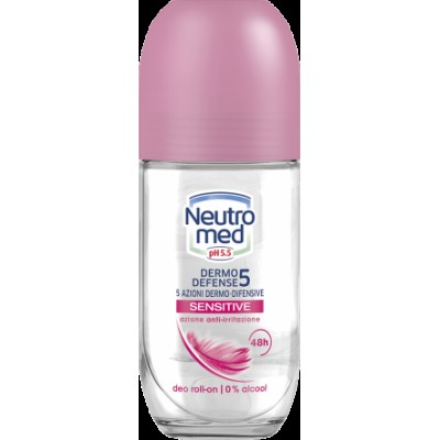 Neutro MED deo rollon 50ml/Sensetive/ скло/роліковий антиперсперант для чутливої шкіри скло