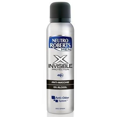 Neutro ROBERTS DEO X INVISIBLE MEN/150ml/men спрей - антиперсперант 
