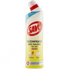 Средство для унитазов Savo Лимон без хлора, 750 мл