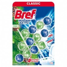 Туалетный блок Bref 3*50г Хвойный лес