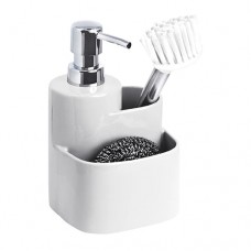 Набор дозатор 3 в 1 белый (07871)