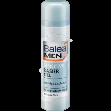 Гель д/бритья Balea men Sensitive Gel mit Aloe Vera 200мл