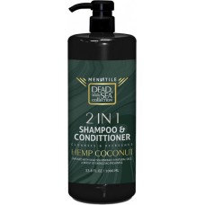 DSC 3 в 1 Гель д/душу, волосся та обличчя для чоловіків з екстрактами коноплі,кокоса та лайму 1000мл