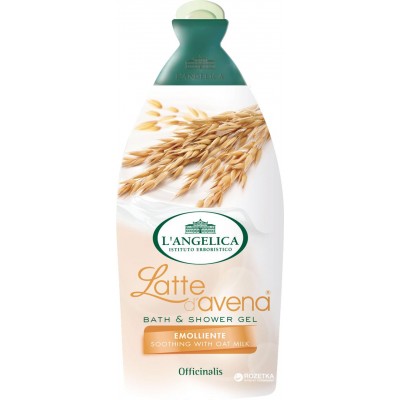 Гель-піна для душу L'angelica NEW Bath &  Shower latte - D'Avena 500ml / з вівсяним молочком