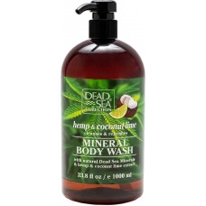 DSC Гель для душу з мінералами Мертвого моря та екстрактами коноплі, кокоса та лайму 1000мл