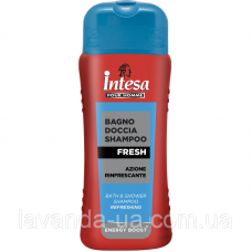 ШАМПУНЬ/ГЕЛЬ 2в1 ДЛЯ ТІЛА ТА ВОЛОССЯ ЧОЛОВІЧИЙ INTESA BS/DS FRESH ML500
