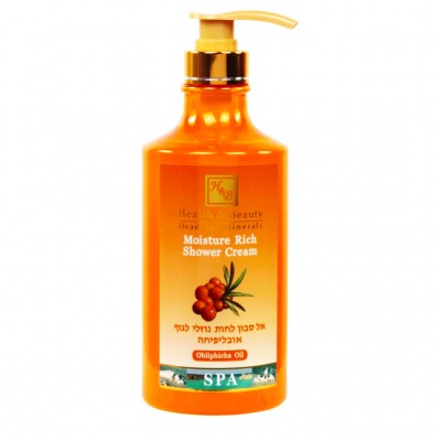 Крем-гель зволожуючий для душу з олією обліпихи 292 H&B 780мл/12