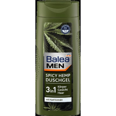 Гель д/душа Balea Duschgel MEN Spicy Hemp 300мл.