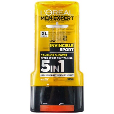Гель д/душа L'OREAL MEN EXP. INVINCIBLE 300 МЛ