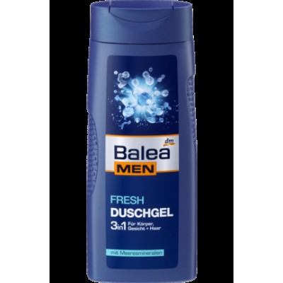 Гель д/душа Balea Duschgel MEN Fresh 3in1 300мл.