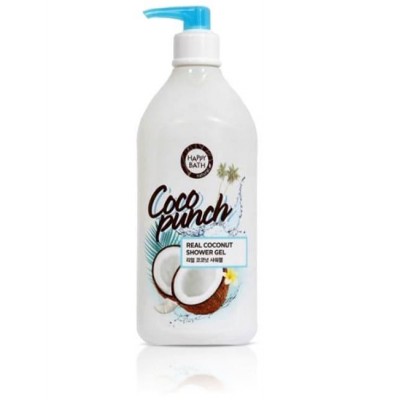 Гель для душа Happy Bath Coco Punch Real Coconut Shower Gel 800г