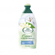 Гель-піна для душу L'angelica NEW Bath & shower Cotone e Muschio Bianco 500ml