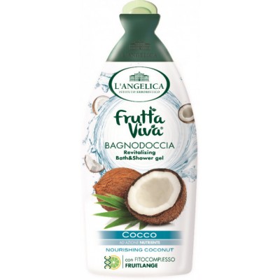 Гель для душа L'angelica 1/Frutta Viva & BS Cocos./ Гель-піна для душу поживний кокос 500 мл