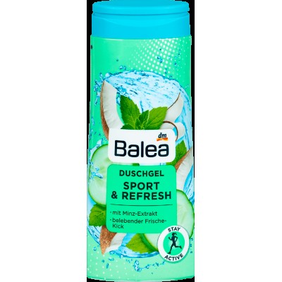 Гель д/душа Balea Duschgel Sport & Refresh, 300 мл.