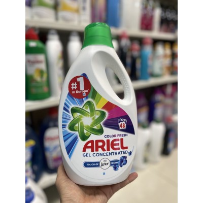 Порошок-гель для стирки Ariel Gel COLOR Lenor 2,64L 48 стирок (Concentrated )