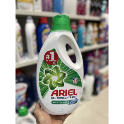 Порошок-гель для стирки Ariel Gel Mountain Spring  2,64L 48 стирок (Concentrated )