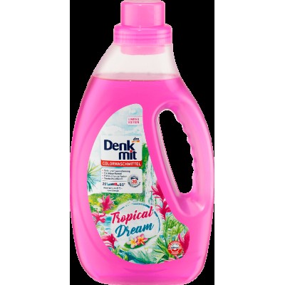 Порошок-гель д/стирки Denkmit Colorwaschmittel TROPICAL DREAM 1,1L 20 стирок.