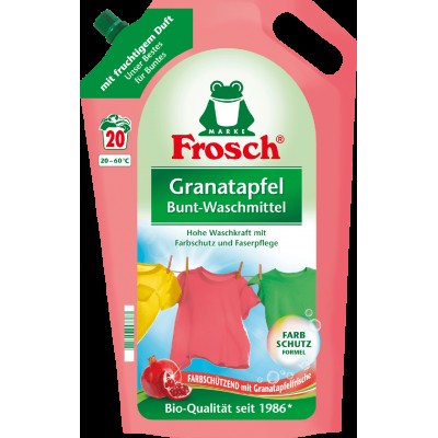 Порошок жидкий Frosch COLOR Granatapfel 2.0 л. 20 стирок