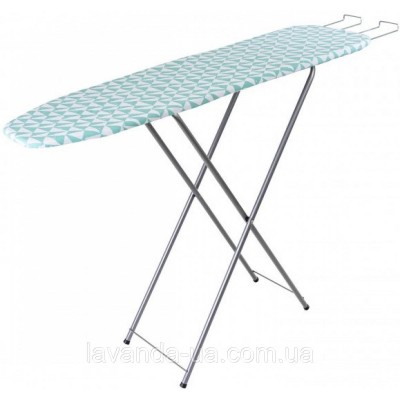 Дошка для прасування дерев'яна основа Bugelflache 120*38 см (водовідштовхуюча ДСП) з підставкою