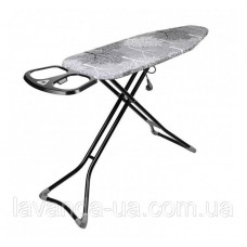 Дошка прасувальна цільнометалева з перфорацією RACHEL з розеткою, 40*120 см Dogrular