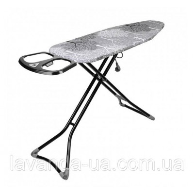 Дошка прасувальна цільнометалева з перфорацією RACHEL з розеткою, 40*120 см Dogrular