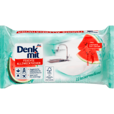 Салфетки влажные для уборки по дому DENKMIT Wassermelon 50 шт