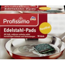 Губка для нержавеющ.поверхн. Profissimo 10шт.