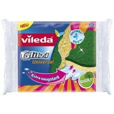 ГУБКА ДЛЯ  ПОСУДУ AQUA CLASSIC SPUGNA NAT.ABR.2 PZ. VILEDA