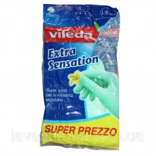 РУКАВИЧКИ ДЛЯ ПРИБИРАННЯ VILEDA GUANTI EXTRA SENSATION GRANDE
