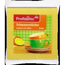 Салфетка губчатая Profissimo Schwammtücher, 5 St 5шт. /3352/