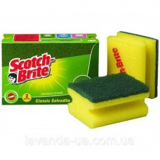 ГУБКА КУХОННА SCOTCH-BRITE SPUGNA+FIBRA X 2 IMPUGN.A.26 2 ШТ.