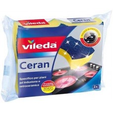 ГУБКА ДЛЯ  ПОСУДУ 2 ШТ. CERAN  VETROCERAM VILEDA