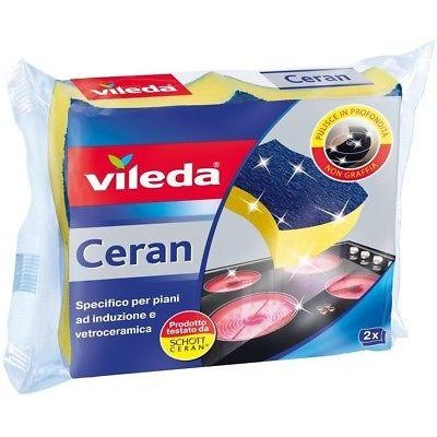 ГУБКА ДЛЯ  ПОСУДУ 2 ШТ. CERAN  VETROCERAM VILEDA