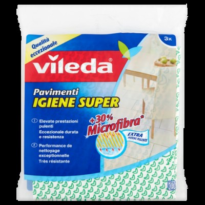 МІКРОФІБРА ДЛЯ ПІДЛОГИ  3 ШТ. PANNO PAVIM. PZ3 VILEDA