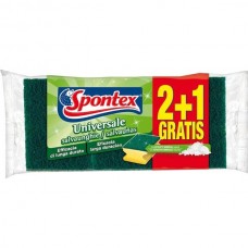 ГУБКА КУХОННА SPONTEX SPUGNA ABRAS.UNIV.SALVAUNG.2+1pz