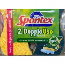 ГУБКА ДЛЯ МИТТЯ ПОСУДУ SPONTEX DOPPIO USO 2 PZ. ART.114