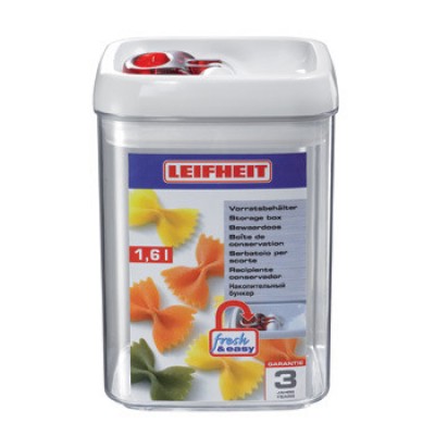 Ємність для сипучих продуктів FRESH&EASY, 1,6л квадратна_31211
