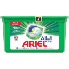 Капсулы для стирки Ariel Capsules UNIV Mountain Spring ALLin1 831,1g 33 стирки