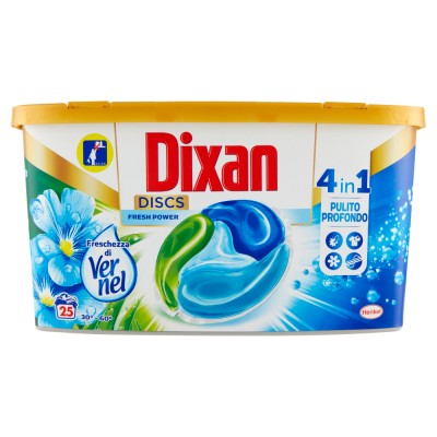 Капсулы для стирки DIXAN DISCS FRESCHEZZA DI VERNEL 25 шт.