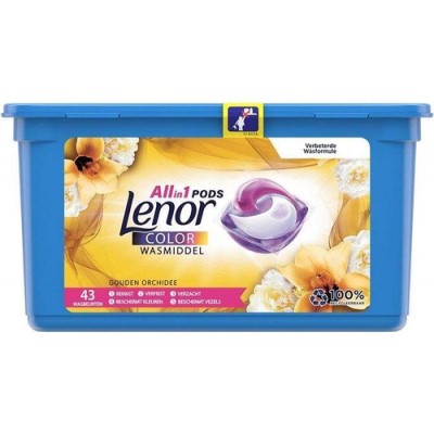 Капсулы для стирки Lenor COLOR 3in1 GOUDEN ORCHIDEE 1079,3 г 43 стирки
