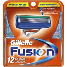 Кассеты для бритья, сменные FUSION 12шт