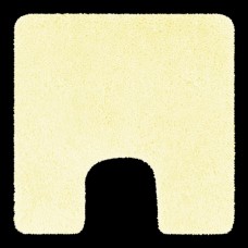 Коврик для ванной Spirella HIGHLAND желтый 55х55 см (10.19960)