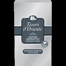 Мыло Tesori d'oriente soap muschio bianco 150gr/мило/кускове/ "Білий мускус"