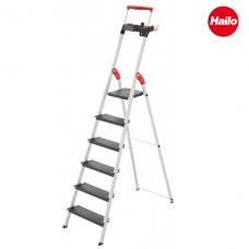 СТРЕМЯНКА АЛЮМИНИЕВАЯ HAILO L100 TOPLINE, 6 СТУПЕНЕЙ (8050607)