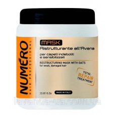Маска для волос Brelil Numero all ' Avena (for weak, damaged hair) 1000мл.