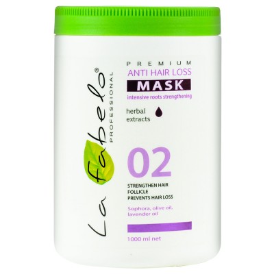 Маска для волос La Fabelo PREMIUM 02 intensive roots strengthening (1000)